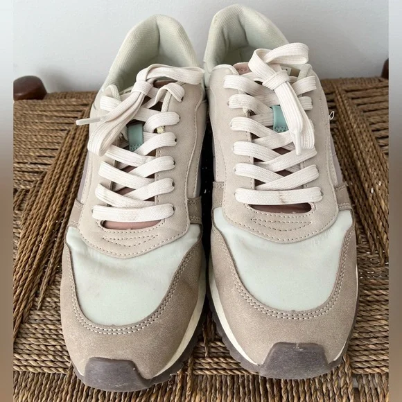 Steve Madden Shoes Women’s 8.5 Kinkade Pastel Sneakers Pink and Brown - Picture 2 of 8